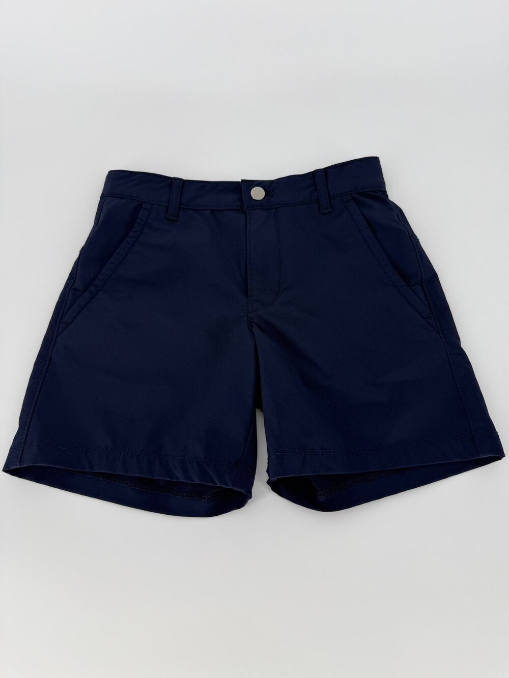 Get After It Boys Shorts Size 8 Navy Performance Stretch Breathable Casual